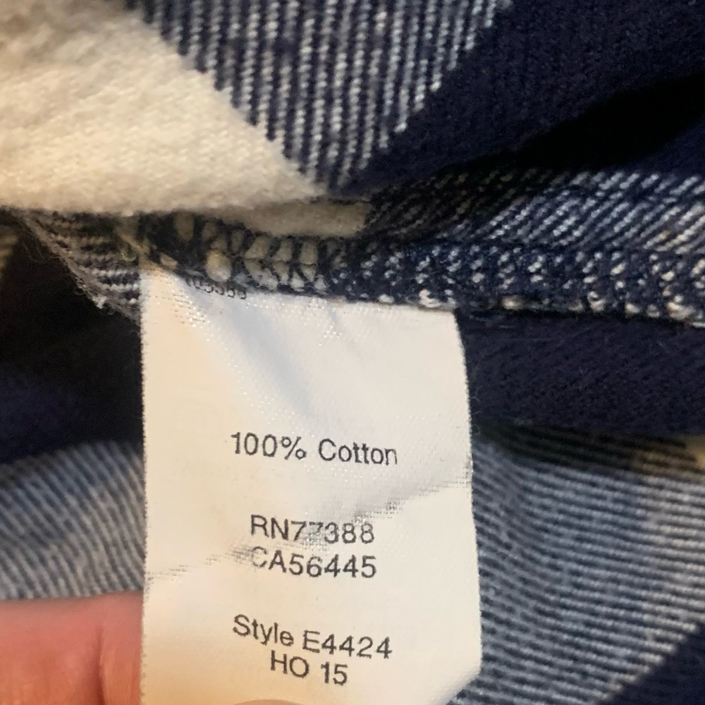 J. Crew Factory Plaid 1/4 Zip Shirt Medium - Picture 5 of 5